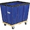 Global Industrial 12 Bushel, Blue Vinyl Basket Bulk Truck, Unassembled, 36L x 26W x 33-1/2H 800356BL - alternate 1